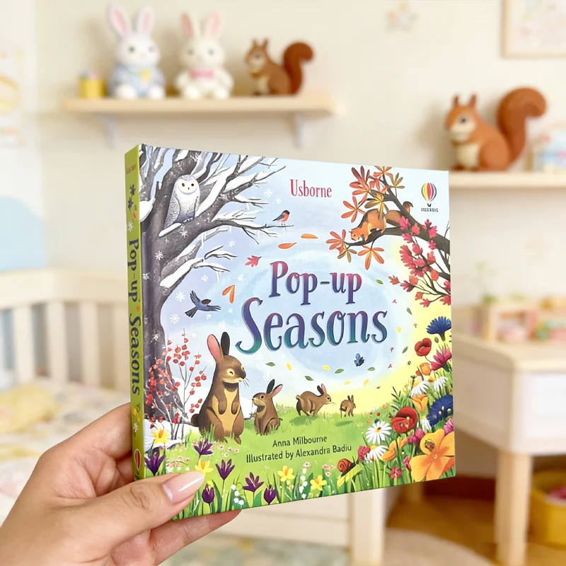 Pop-Up Seasons 3D Lift-the-Flap Book, English Picture Book for Toddlers, Early Educational Storybook,Bedtime reading materials
Pop-Up Seasons 3D Lift-the-Flap Book, English Picture Book for Toddlers, Early Educational Storybook,Bedtime reading materials