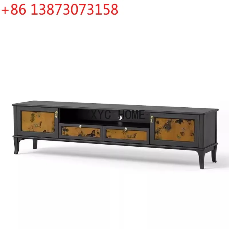North American Retro Solid Wood TV Cabinet American Style Mid-Ancient Xiangyun Yarn TV
North American Retro Solid Wood TV Cabinet American Style Mid-Ancient Xiangyun Yarn TV