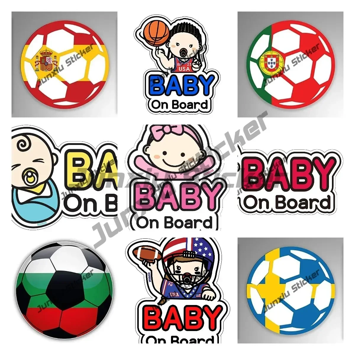 Custom Picture Custom Football Decal Baby on Board Decal Baby In Car Decals Funny Car Motorcycle 4x4Off Road Accessories Sticker
Custom Picture Custom Football Decal Baby on Board Decal Baby In Car Decals Funny Car Motorcycle 4x4Off Road Accessories Sticker