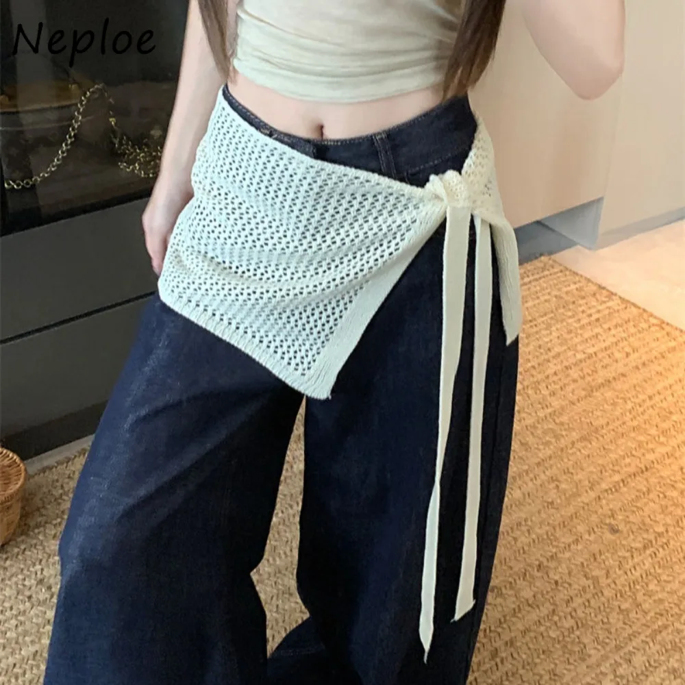 Neploe 2025 New Solid Western All-match Mujer Faldas Knit Hollow Out Lace Up Sweet Skirts Age Reduction Literary Fart Curtain
Neploe 2025 New Solid Western All-match Mujer Faldas Knit Hollow Out Lace Up Sweet Skirts Age Reduction Literary Fart Curtain