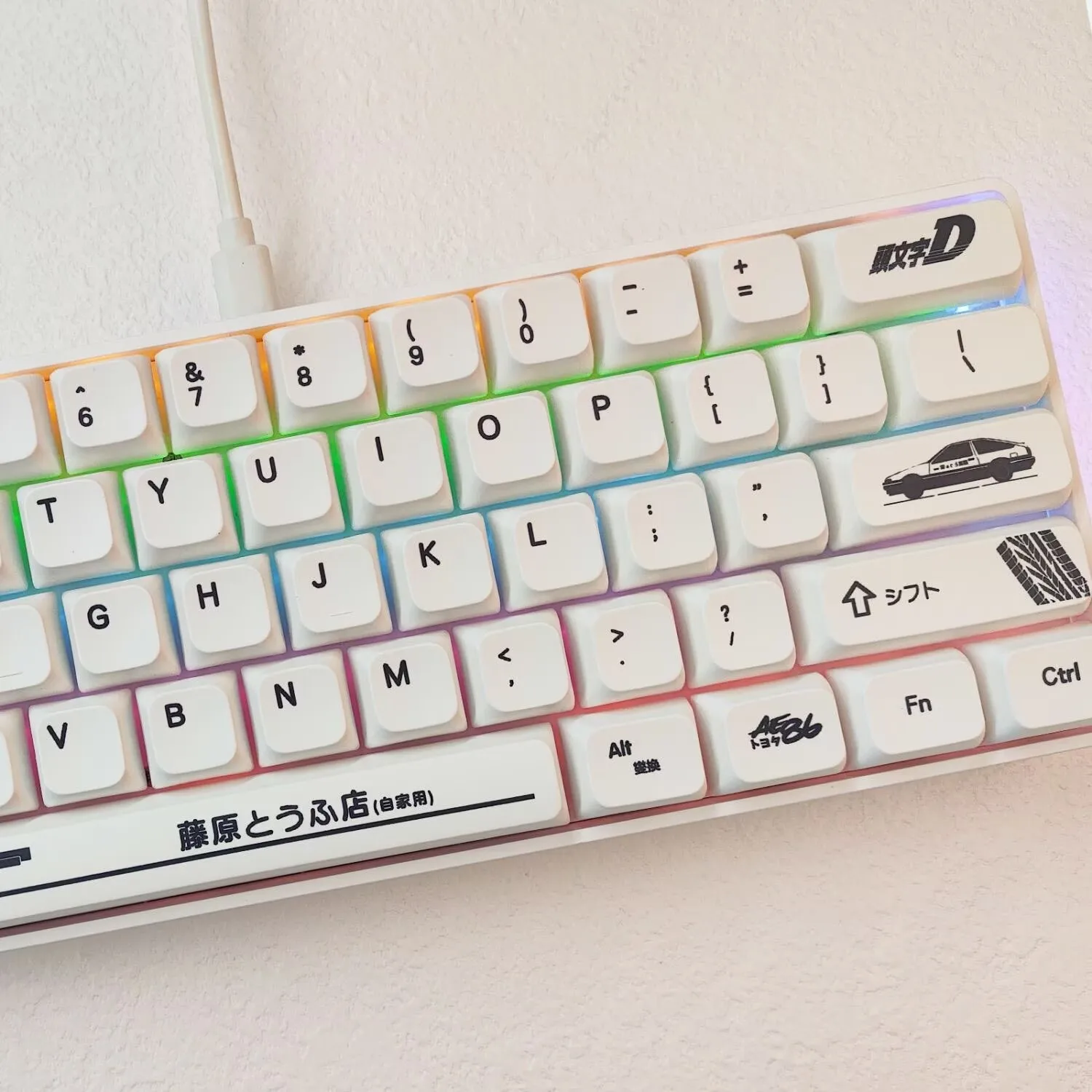 XDA AE86 Japanese Ruassian Zhuyin White Keycap Retro Style PBT 126 Key Caps Mechanical Gamer Keyboard AULA f75 Wooting
XDA AE86 Japanese Ruassian Zhuyin White Keycap Retro Style PBT 126 Key Caps Mechanical Gamer Keyboard AULA f75 Wooting