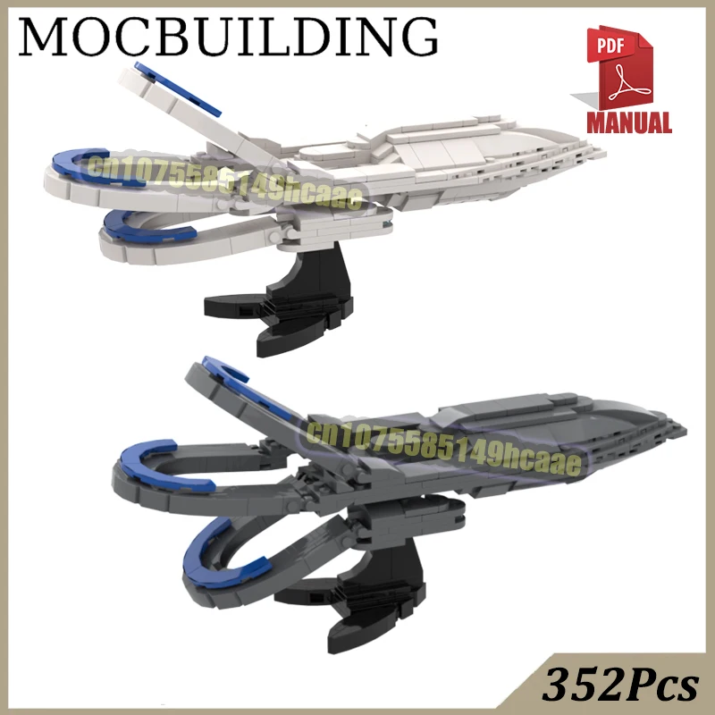 Конструктор Sci-fi Spaceship с подставкой, модель MOC, строительные блоки, кирпичики, игрушки, подарок на день рождения
Конструктор Sci-fi Spaceship с подставкой, модель MOC, строительные блоки, кирпичики, игрушки, подарок на день рождения