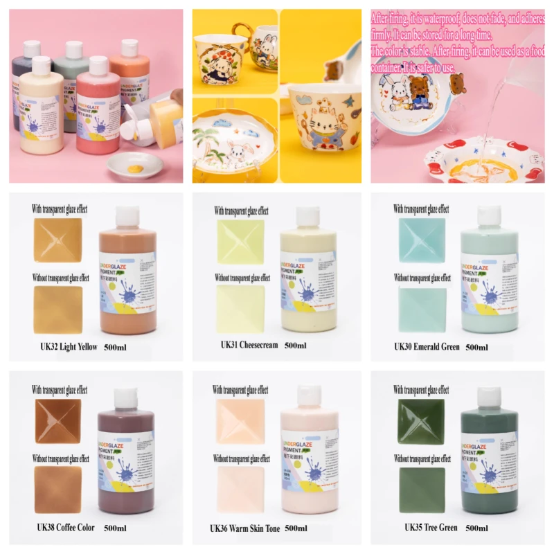 500 мл керамическая живопись концентрированный пигмент DIY керамический окрашивающий пигмент ручная роспись цветочный горшок подглазурный цветной пигмент
500 мл керамическая живопись концентрированный пигмент DIY керамический окрашивающий пигмент ручная роспись цветочный горшок подглазурный цветной пигмент