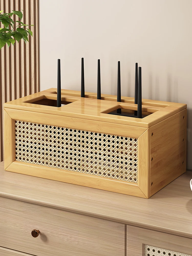 Router storage box rack wifi bracket cover ugly box bamboo rattan set-top box rack
Router storage box rack wifi bracket cover ugly box bamboo rattan set-top box rack