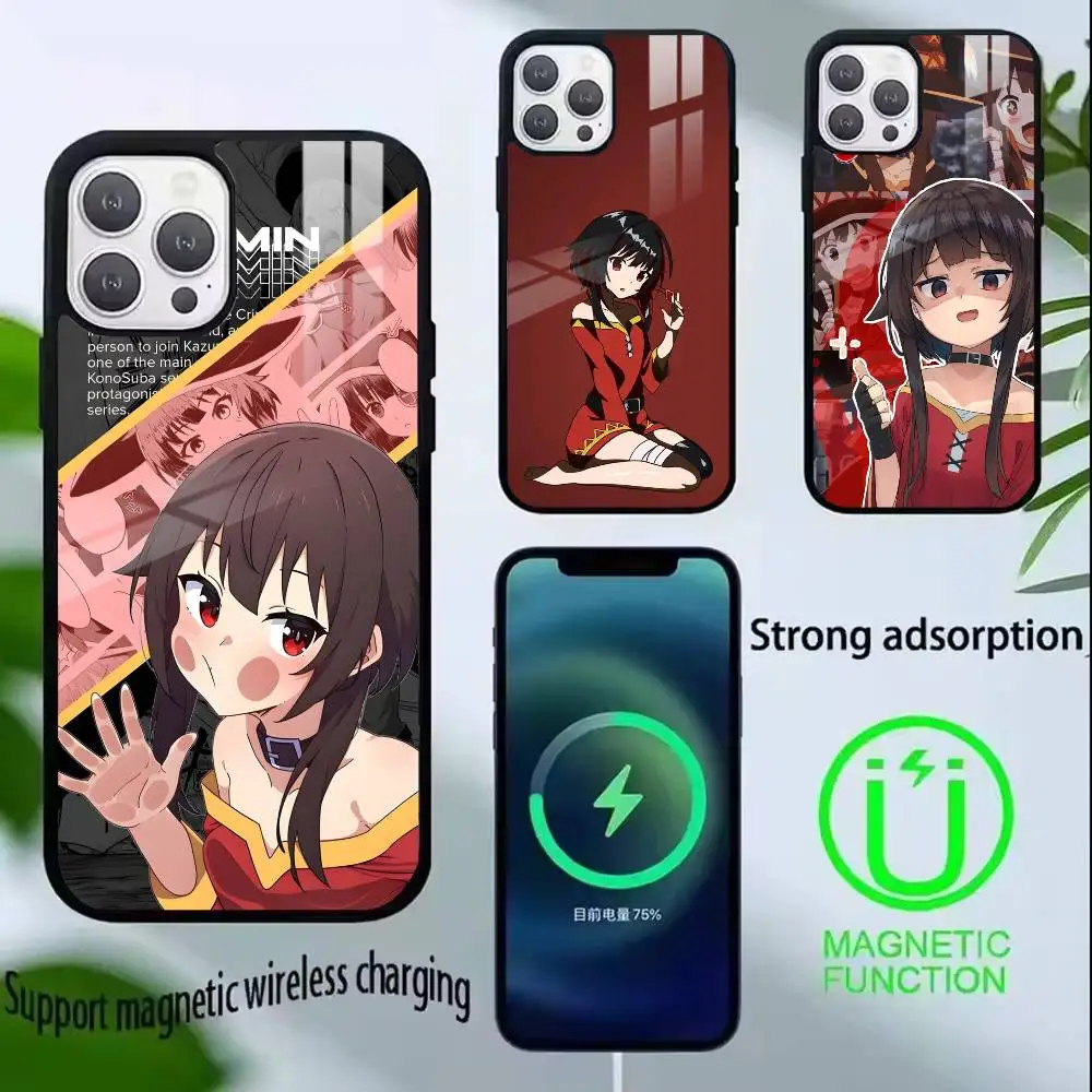 Megumin Anime K-KonoSubaS Phone Case For iPhone17,16,15,14,13,12,11 Plus,Pro Allows magnetic wireless charging
Megumin Anime K-KonoSubaS Phone Case For iPhone17,16,15,14,13,12,11 Plus,Pro Allows magnetic wireless charging