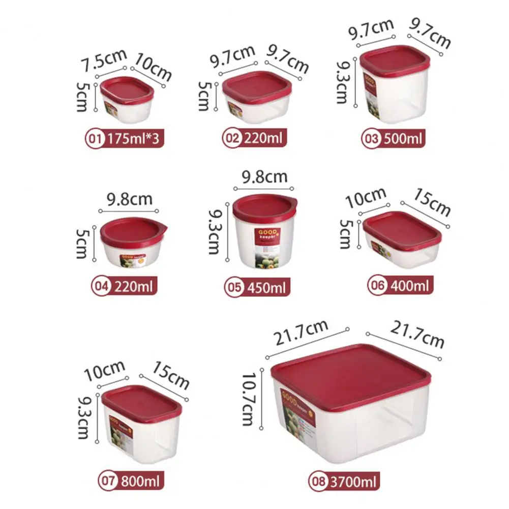 Crisper Box Set 10-piece Reusable Crisper Boxes for Pizza Seafood Storage High Temperature Resistant Containers for Travel
Crisper Box Set 10-piece Reusable Crisper Boxes for Pizza Seafood Storage High Temperature Resistant Containers for Travel