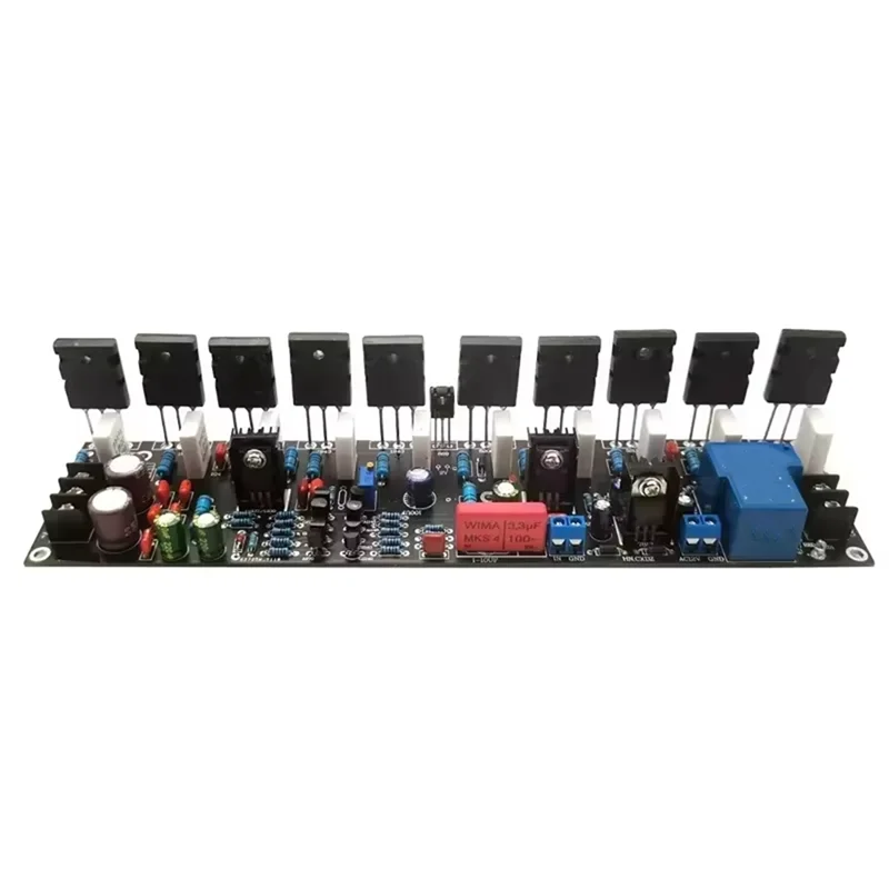 Stylish-500W Audio Amplifier Single Channel Power Amplifier Board 2SC5200+2SA1943 20V-90V HIFI Audio Amplification Module
Stylish-500W Audio Amplifier Single Channel Power Amplifier Board 2SC5200+2SA1943 20V-90V HIFI Audio Amplification Module