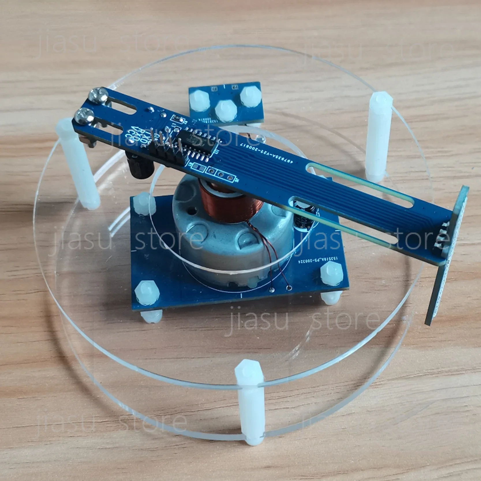 51 Single-chip Rotating LED Display POV Creative DIY Kit Advertising
51 Single-chip Rotating LED Display POV Creative DIY Kit Advertising