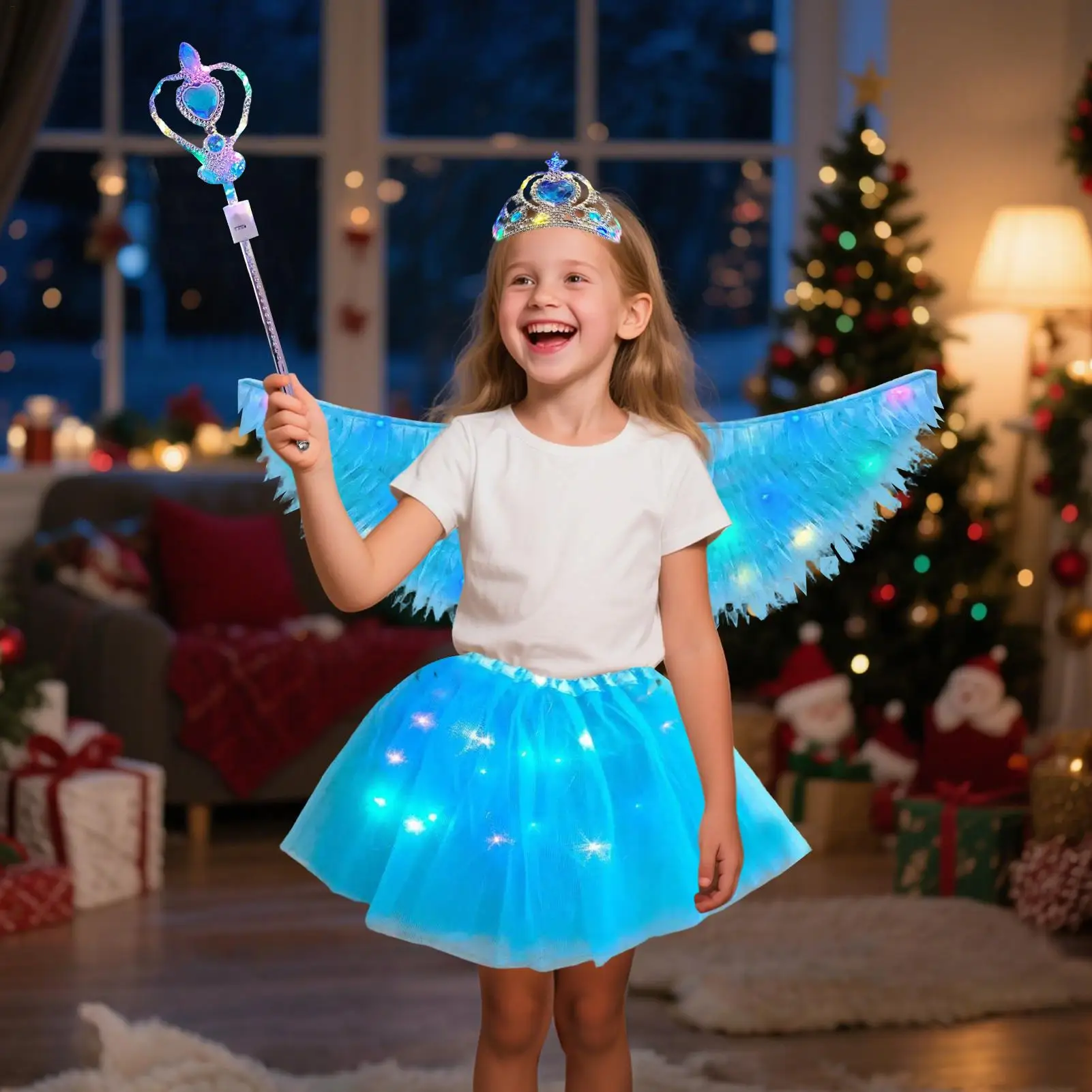 Angel Wings Kids Light Up Angel Costume Kids Dress Up For Bridal School Festival Cosplay Holiday Bonfire Christmas Party
Angel Wings Kids Light Up Angel Costume Kids Dress Up For Bridal School Festival Cosplay Holiday Bonfire Christmas Party