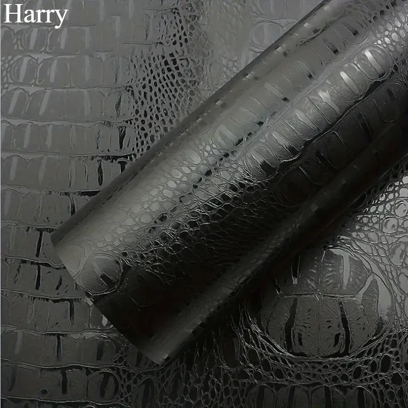 50x300cm Black Crocodile Grain Texture Vinyl Wrap Film Self Adhesive Decal Vehicle Car Wrapping Foil with Air Release
50x300cm Black Crocodile Grain Texture Vinyl Wrap Film Self Adhesive Decal Vehicle Car Wrapping Foil with Air Release