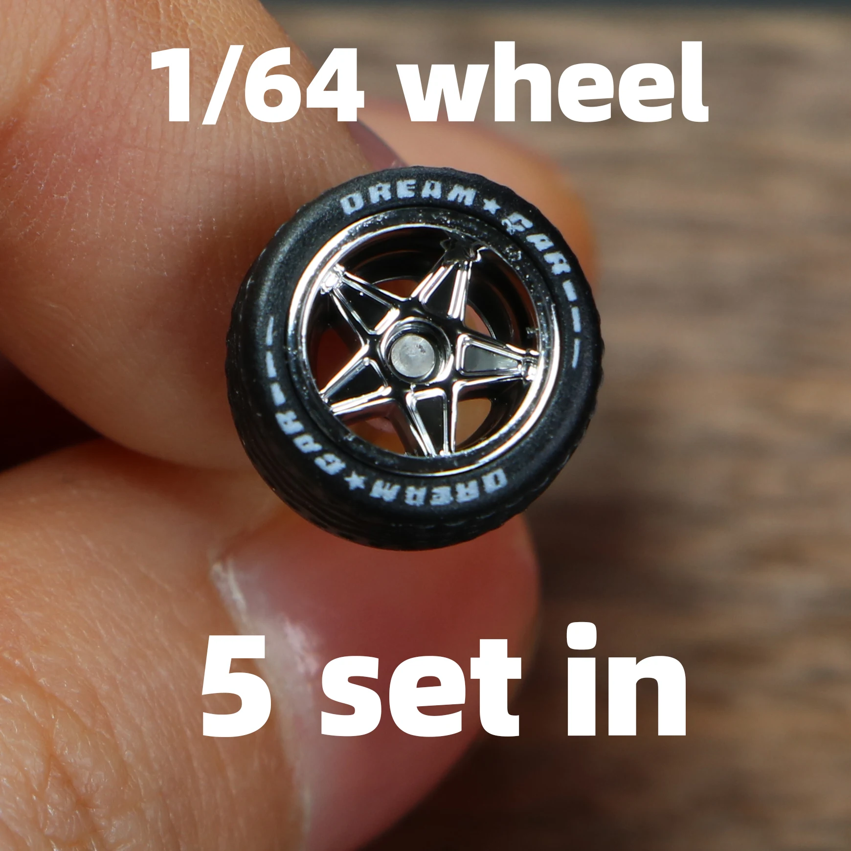 1/64 alloy car model modified wheels, large and small wheels 10.8mm + 12.8mm BSC-Dream Car Series
1/64 alloy car model modified wheels, large and small wheels 10.8mm + 12.8mm BSC-Dream Car Series