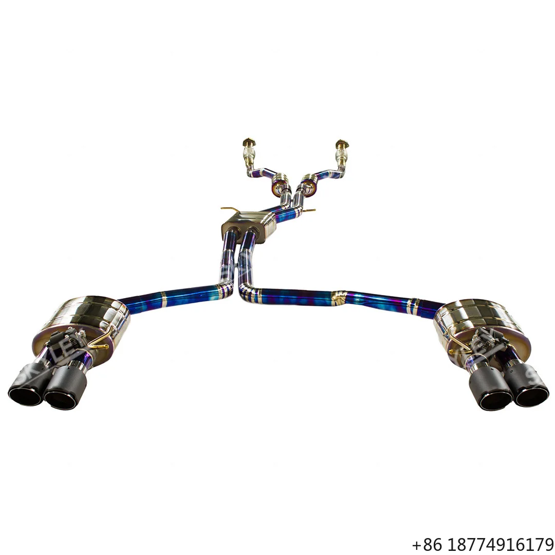 High Performance Catback Exhaust Pipe for A6 A7 C7 C8 3.0t Titanium Exhaust System Valved Muffler Remote Control
High Performance Catback Exhaust Pipe for A6 A7 C7 C8 3.0t Titanium Exhaust System Valved Muffler Remote Control