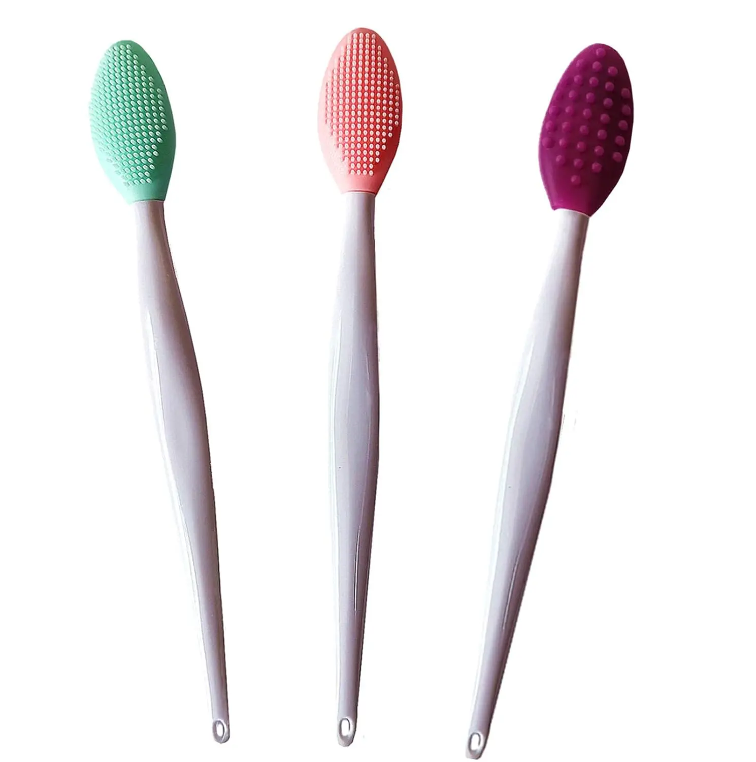 3 Pcs Lip Scrub Brush,Lip Scrubber Exfoliator,Silicone Lip Brush Tool Double-Sided Mini Exfoliating Brush For Men Women
3 Pcs Lip Scrub Brush,Lip Scrubber Exfoliator,Silicone Lip Brush Tool Double-Sided Mini Exfoliating Brush For Men Women