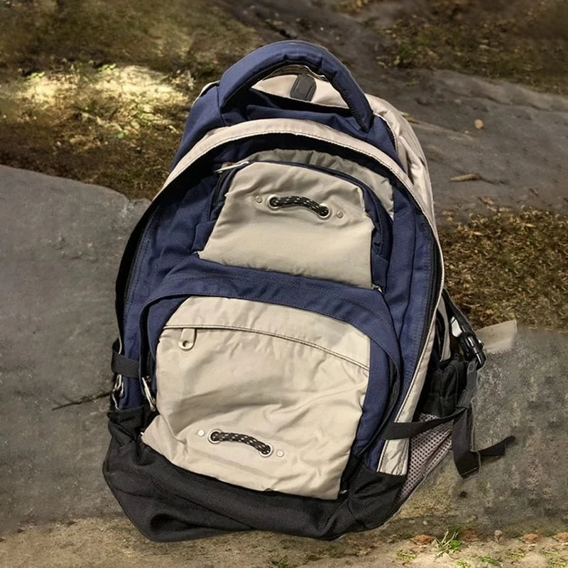 Patchwork Contrast Color Schoolbags Streetwear Fashion Casual Travel Rucksacks Y2k Vintage Backpacks for Women College Students
Patchwork Contrast Color Schoolbags Streetwear Fashion Casual Travel Rucksacks Y2k Vintage Backpacks for Women College Students