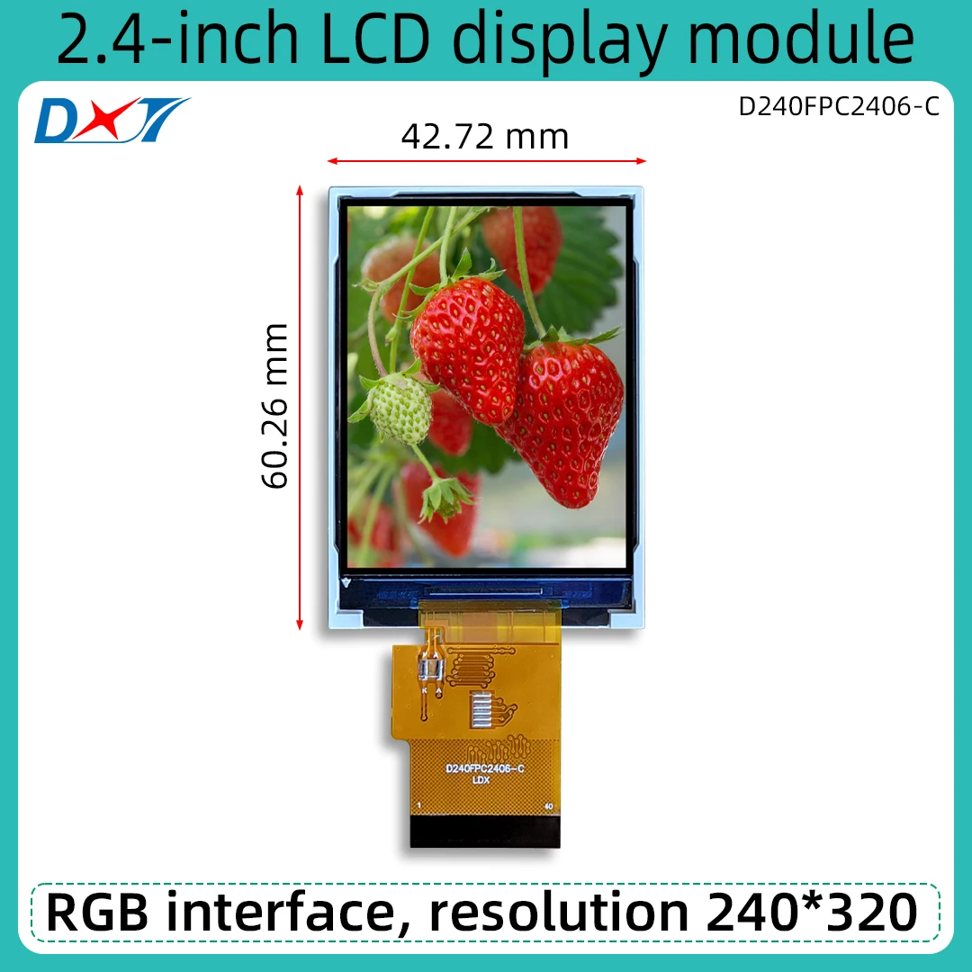 2,4-дюймовый модуль ЖК-дисплея ST7789T3, разрешение 240*320, RGB18-битный интерфейс, небольшой размер, ЖК-дисплей TFT LCM
2,4-дюймовый модуль ЖК-дисплея ST7789T3, разрешение 240*320, RGB18-битный интерфейс, небольшой размер, ЖК-дисплей TFT LCM