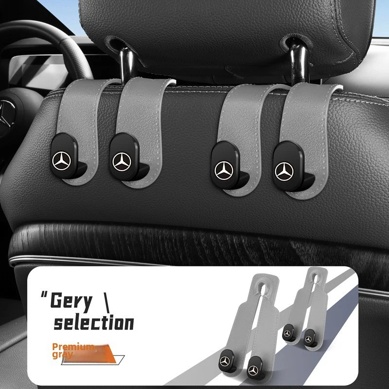 Easy Installation of Car Seat Back Hook Double Hook for Mercedes-Benz CLA CES CLS SLK GLK CLK SLS CLG GLE GLC GLB EQC GLA GLS
Easy Installation of Car Seat Back Hook Double Hook for Mercedes-Benz CLA CES CLS SLK GLK CLK SLS CLG GLE GLC GLB EQC GLA GLS