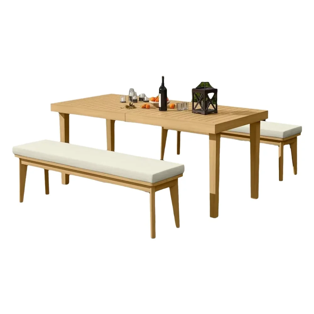 RoyalCraft Acacia Patio Dining Set:3-Piece Table & Bench,Includes Weather-Resistant Cushioned Bench
RoyalCraft Acacia Patio Dining Set:3-Piece Table & Bench,Includes Weather-Resistant Cushioned Bench