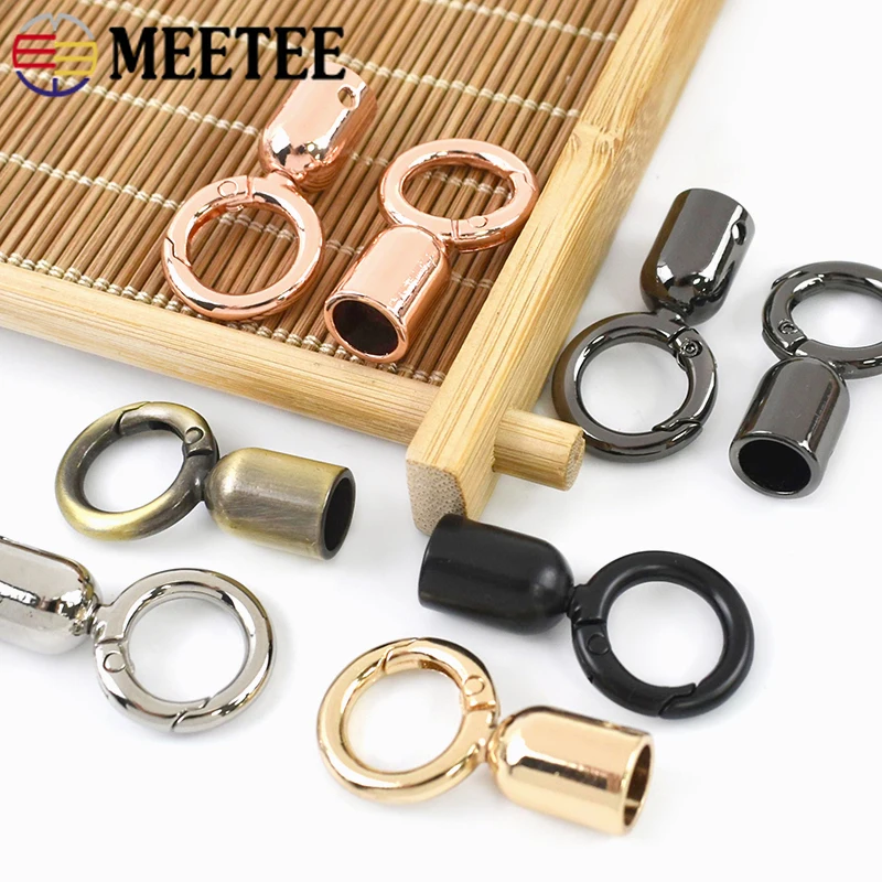 5/10/20Pcs Metal Cord End Caps Buckle Spring O Ring Snap Hook Openable Rope Buckles Clip for Bag Strap Keychain DIY Accessories
5/10/20Pcs Metal Cord End Caps Buckle Spring O Ring Snap Hook Openable Rope Buckles Clip for Bag Strap Keychain DIY Accessories