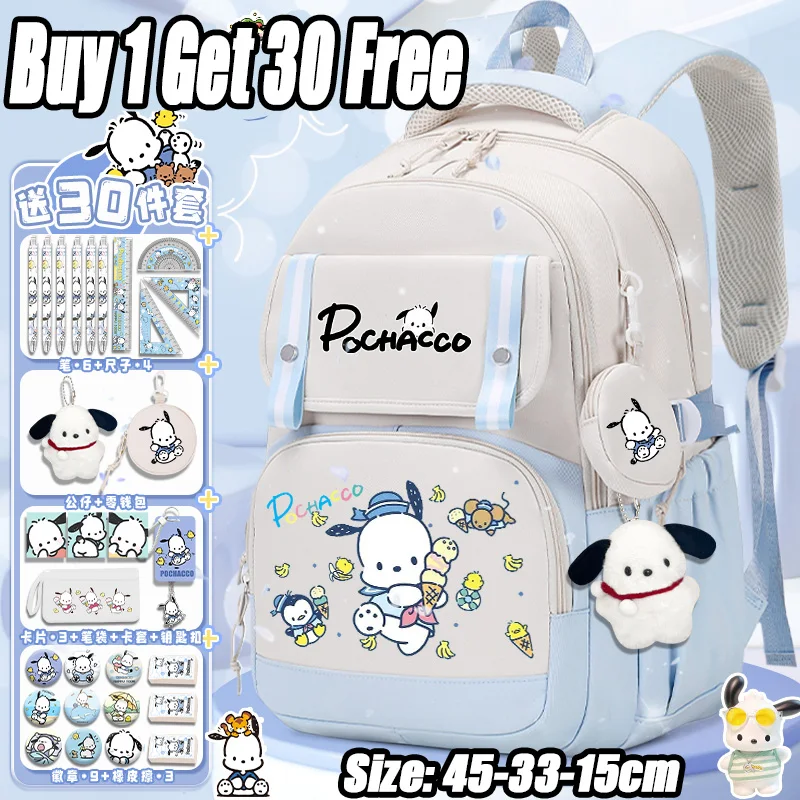 Новинка 2023 года, рюкзак Sanrio, рюкзак Pachydog, милый рюкзак для девочек, роскошный легкий рюкзак большой вместимости, школьный рюкзак для подростков
Новинка 2023 года, рюкзак Sanrio, рюкзак Pachydog, милый рюкзак для девочек, роскошный легкий рюкзак большой вместимости, школьный рюкзак для подростков