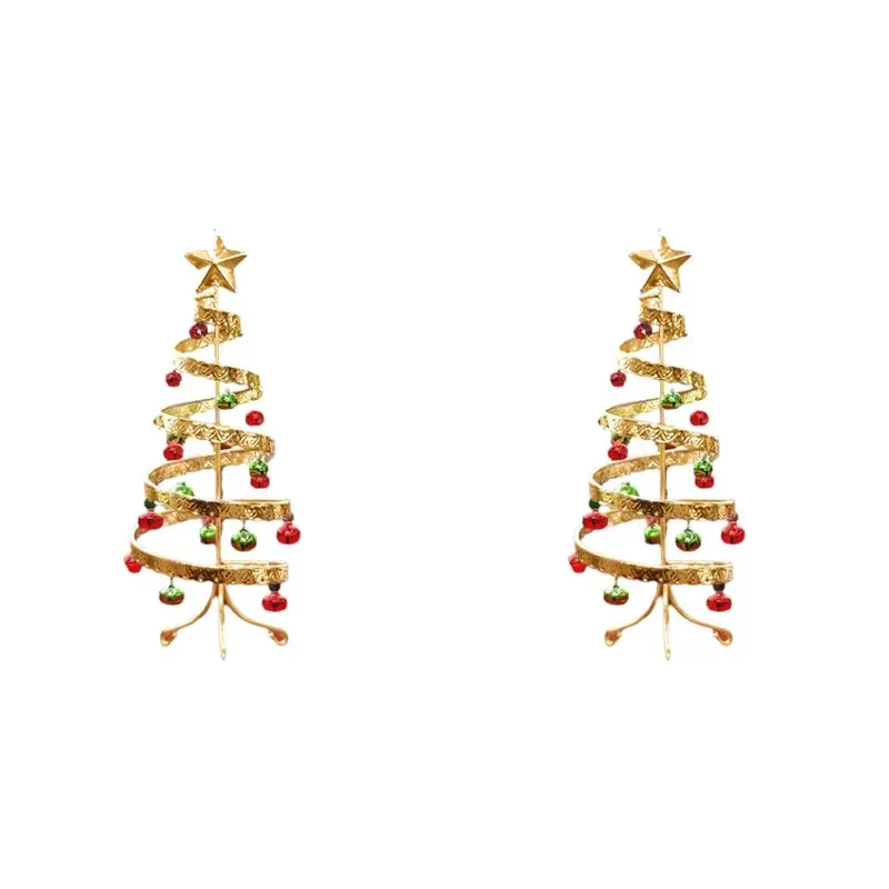 【ORNAMENT】2X Iron Craft Bell Mini Christmas Tree Desktop Simulation Christmas Tree Display Christmas Decorations As Shown
【ORNAMENT】2X Iron Craft Bell Mini Christmas Tree Desktop Simulation Christmas Tree Display Christmas Decorations As Shown