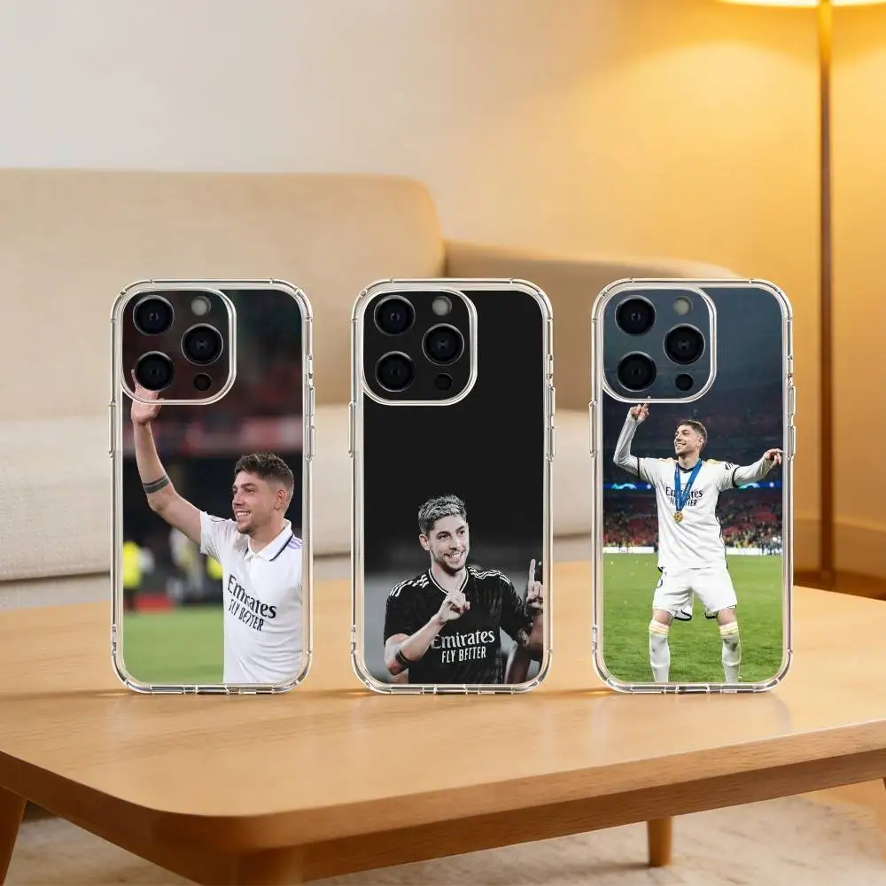 Football Fan f-Federico v-Valverde Phone Case For iPhone 17 16 15 14 13 12 11 Mini Pro Max Plus Transparent Cover
Football Fan f-Federico v-Valverde Phone Case For iPhone 17 16 15 14 13 12 11 Mini Pro Max Plus Transparent Cover