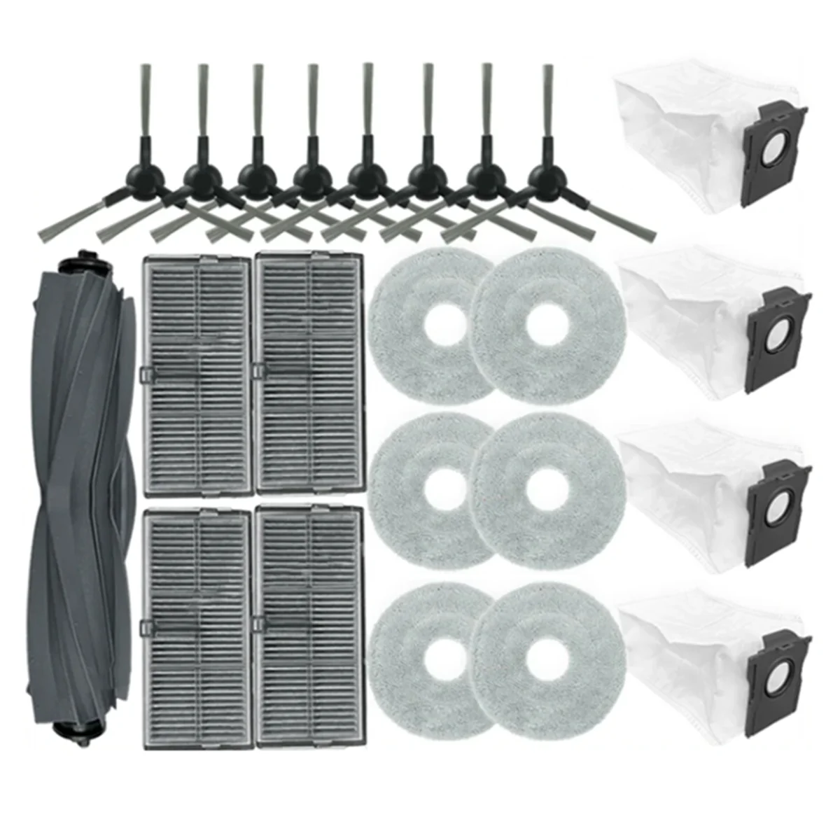 A17F-23PCS for Dreame Bot L10s Plus Robot Vacuum Cleaner Spare Parts Main Side Brush Mop Cloth Hepa Filter Dust Bag
A17F-23PCS for Dreame Bot L10s Plus Robot Vacuum Cleaner Spare Parts Main Side Brush Mop Cloth Hepa Filter Dust Bag