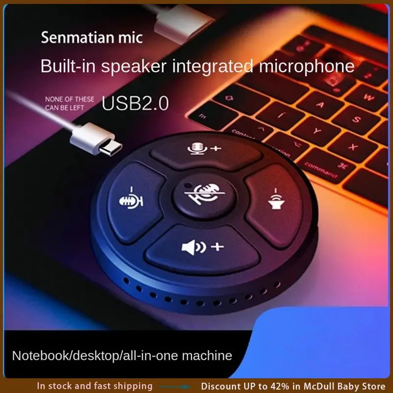 1 PCS 360° Voice Pickup USB Type C-A Microphone Smart Voice Enhancement For Home Office, Smart Voice Enhancement
1 PCS 360° Voice Pickup USB Type C-A Microphone Smart Voice Enhancement For Home Office, Smart Voice Enhancement