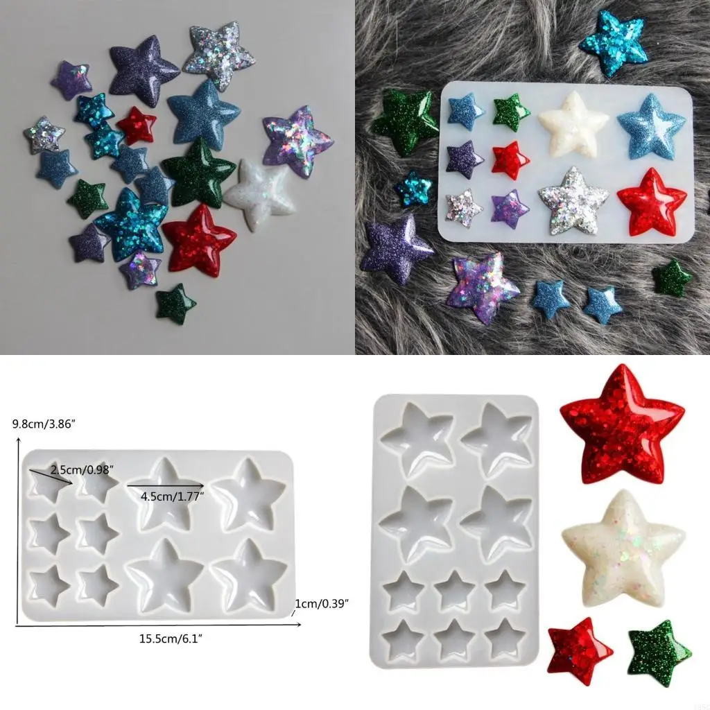 195C Jelly Star Epoxy Resin Mold 3D Large Silicone Molds Handmade Pendant Jewelry Making Ornaments DIY Crafts
195C Jelly Star Epoxy Resin Mold 3D Large Silicone Molds Handmade Pendant Jewelry Making Ornaments DIY Crafts