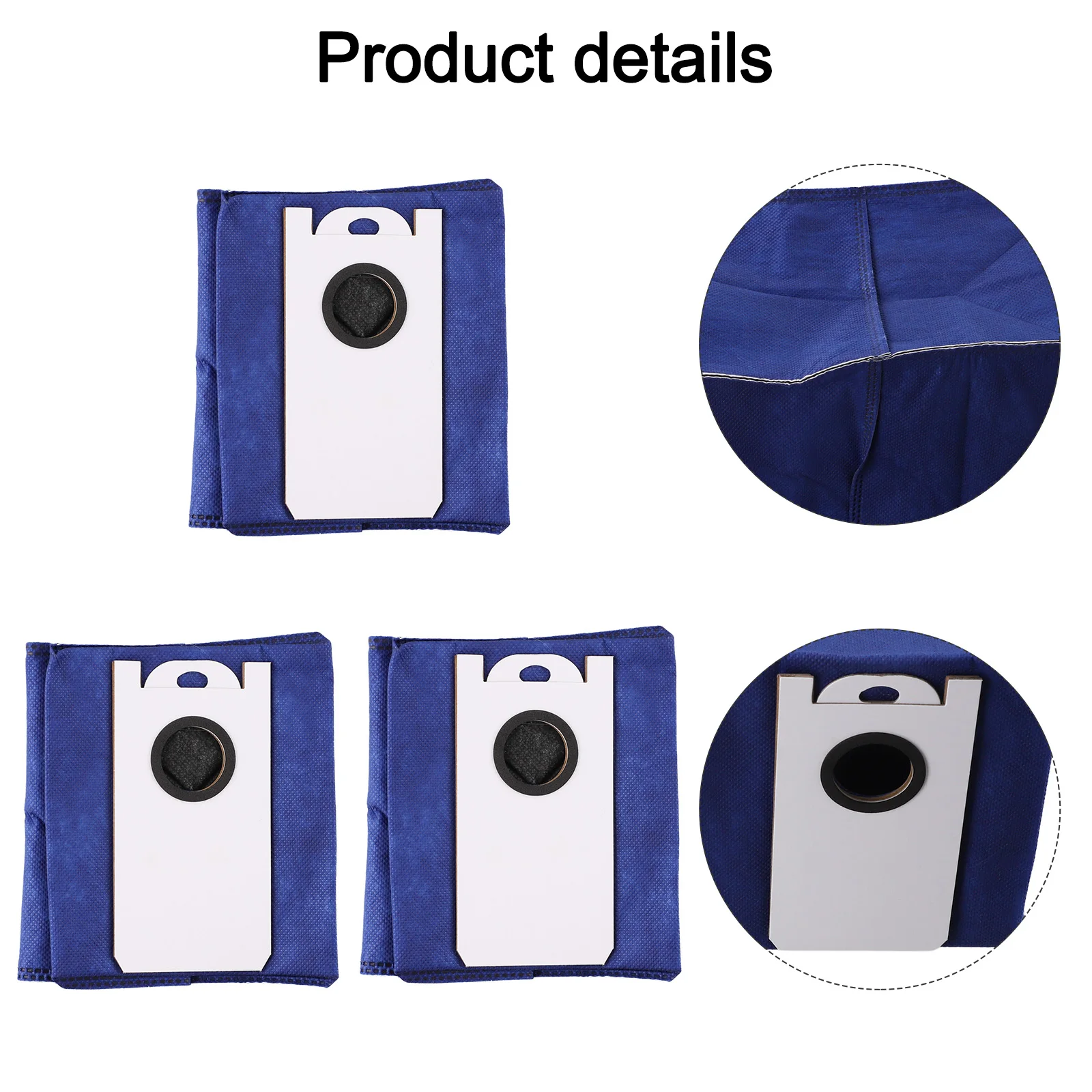 Easy To Replace Vacuum Bags Efficient Cleaning Supplies Self-emptying Bag White black Robot Vacuum Fits For Orb-i
Easy To Replace Vacuum Bags Efficient Cleaning Supplies Self-emptying Bag White black Robot Vacuum Fits For Orb-i