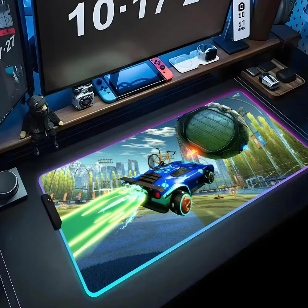 rocket league Mouse Pad RGB Gaming Mousepad Big LED Pad PC Desk Mat Luminous Mouse Pad Large Keyboard Mats Table Rug With
rocket league Mouse Pad RGB Gaming Mousepad Big LED Pad PC Desk Mat Luminous Mouse Pad Large Keyboard Mats Table Rug With