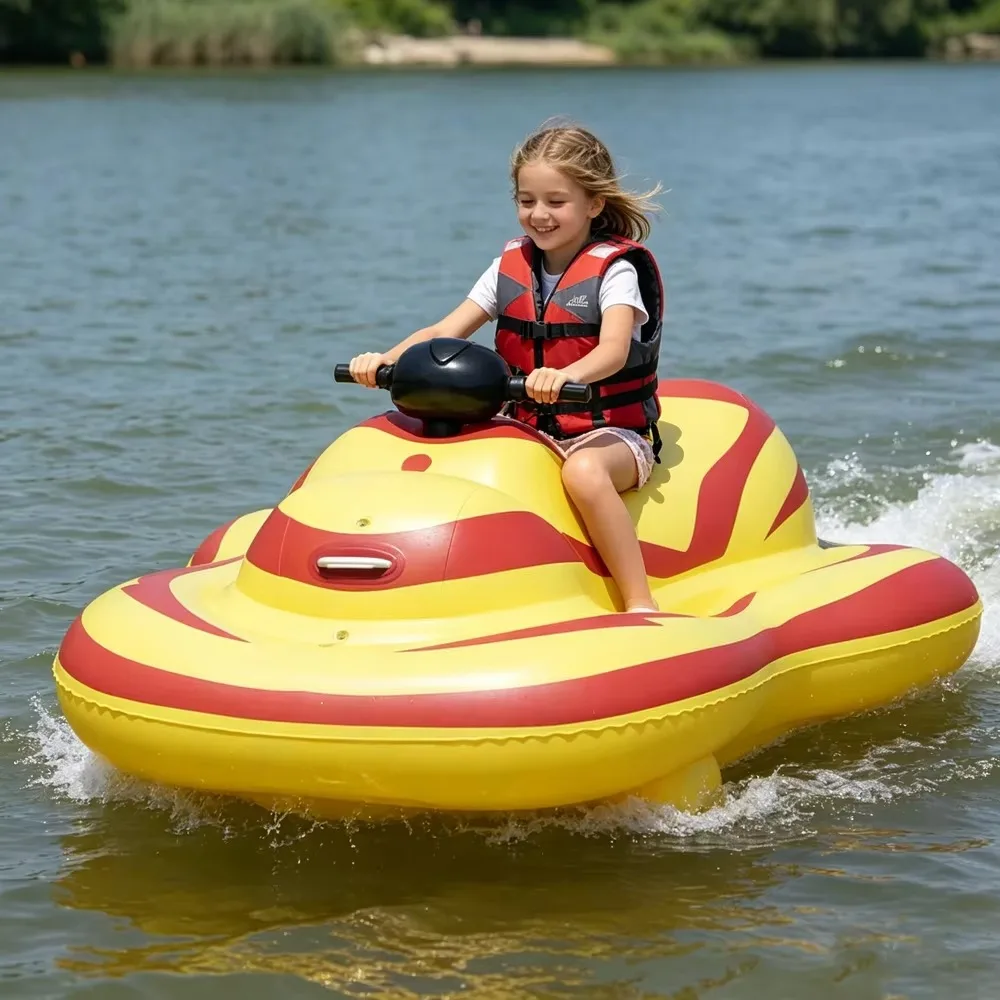 Children's Inflatable Jet Ski Children's Electric Inflatable PVC Kayak Yacht for Kids Park Water Sports Use
Children's Inflatable Jet Ski Children's Electric Inflatable PVC Kayak Yacht for Kids Park Water Sports Use