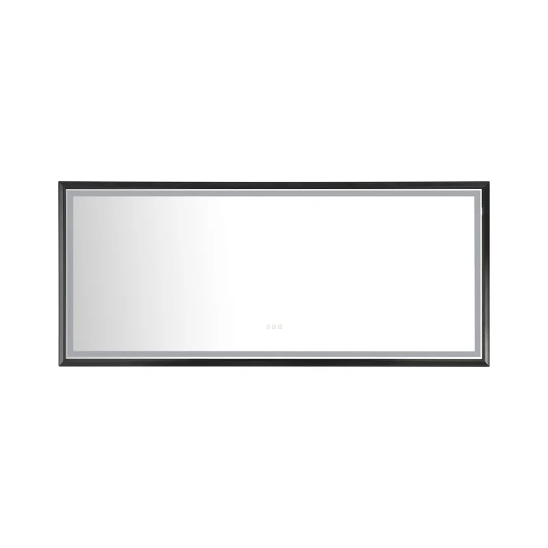 88 in. W x 38 in. LED Bathroom Mirror with Anti-Fog, Dimmable Light, Wall-Mounted Vanity Mirror, Metal Frame
88 in. W x 38 in. LED Bathroom Mirror with Anti-Fog, Dimmable Light, Wall-Mounted Vanity Mirror, Metal Frame