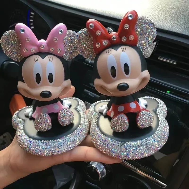 Disney Mickey Mouse Minnie Anime Doll Toys Mickey&Minnie Mouse Shake Head Model Doll Car Deco Auto Accessories Kids Toy
Disney Mickey Mouse Minnie Anime Doll Toys Mickey&Minnie Mouse Shake Head Model Doll Car Deco Auto Accessories Kids Toy