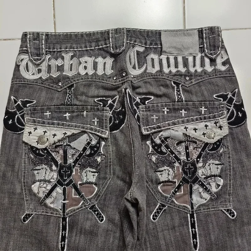 Street Jeans New Fashion Oversized Embroidery Loose Denim Shorts Male Y2K Harajuku Retro Popular Casual High Waist Shorts Pants
Street Jeans New Fashion Oversized Embroidery Loose Denim Shorts Male Y2K Harajuku Retro Popular Casual High Waist Shorts Pants
