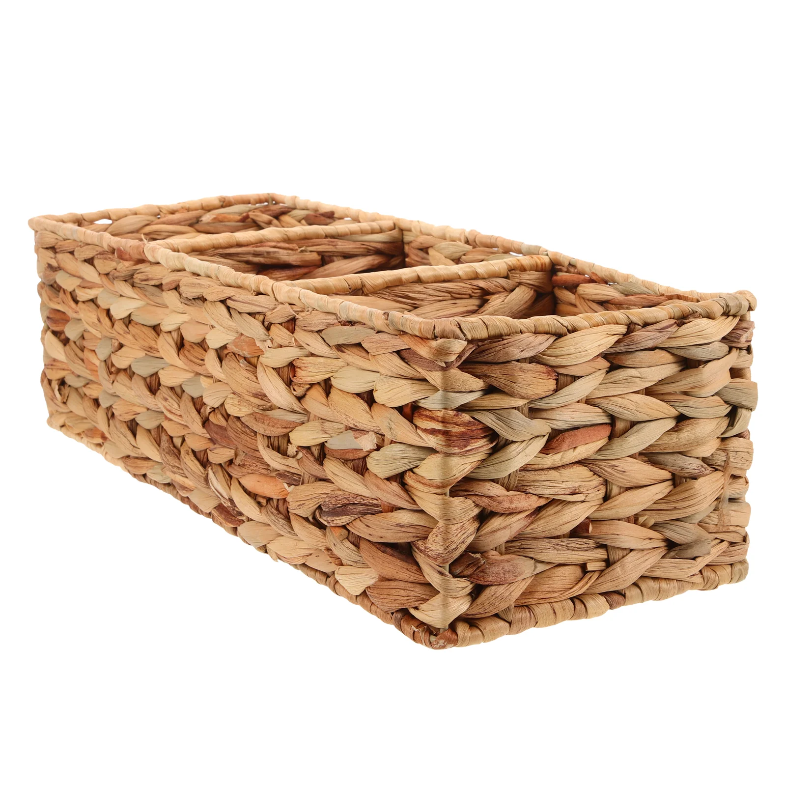Storage Crate Rattan Basket Straw Weave Three Grid Sundry Desktop Organizer Sundries Holder
Storage Crate Rattan Basket Straw Weave Three Grid Sundry Desktop Organizer Sundries Holder