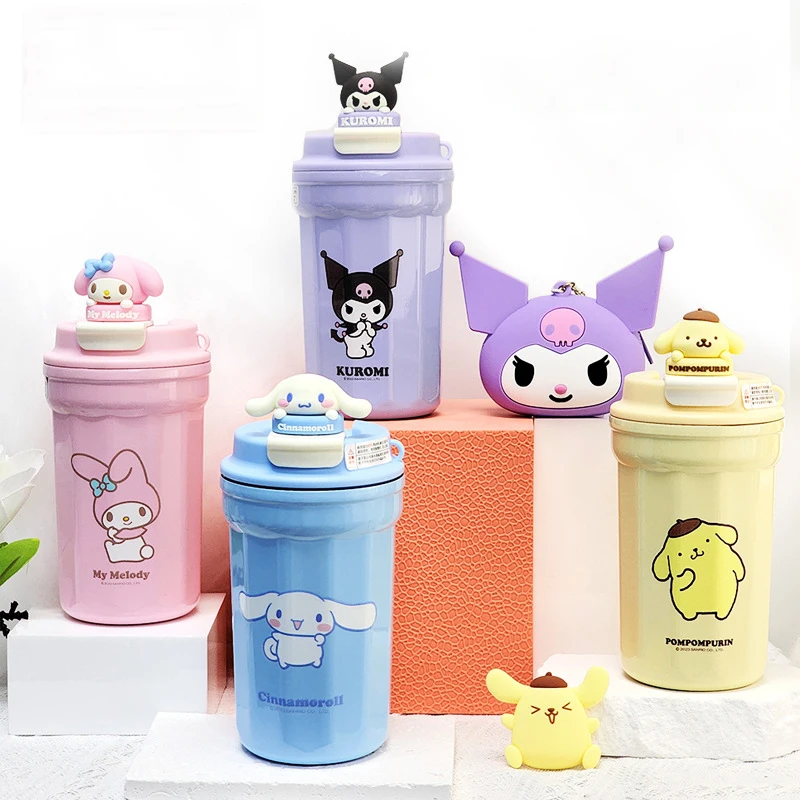 Sanrio Kawaii Cinnamoroll Vacuum Cup Pompompurin Water Bottle Girls Cartoon Anime Cute Kuromi Car Cup Coffee Mug Gifts for Kids
Sanrio Kawaii Cinnamoroll Vacuum Cup Pompompurin Water Bottle Girls Cartoon Anime Cute Kuromi Car Cup Coffee Mug Gifts for Kids