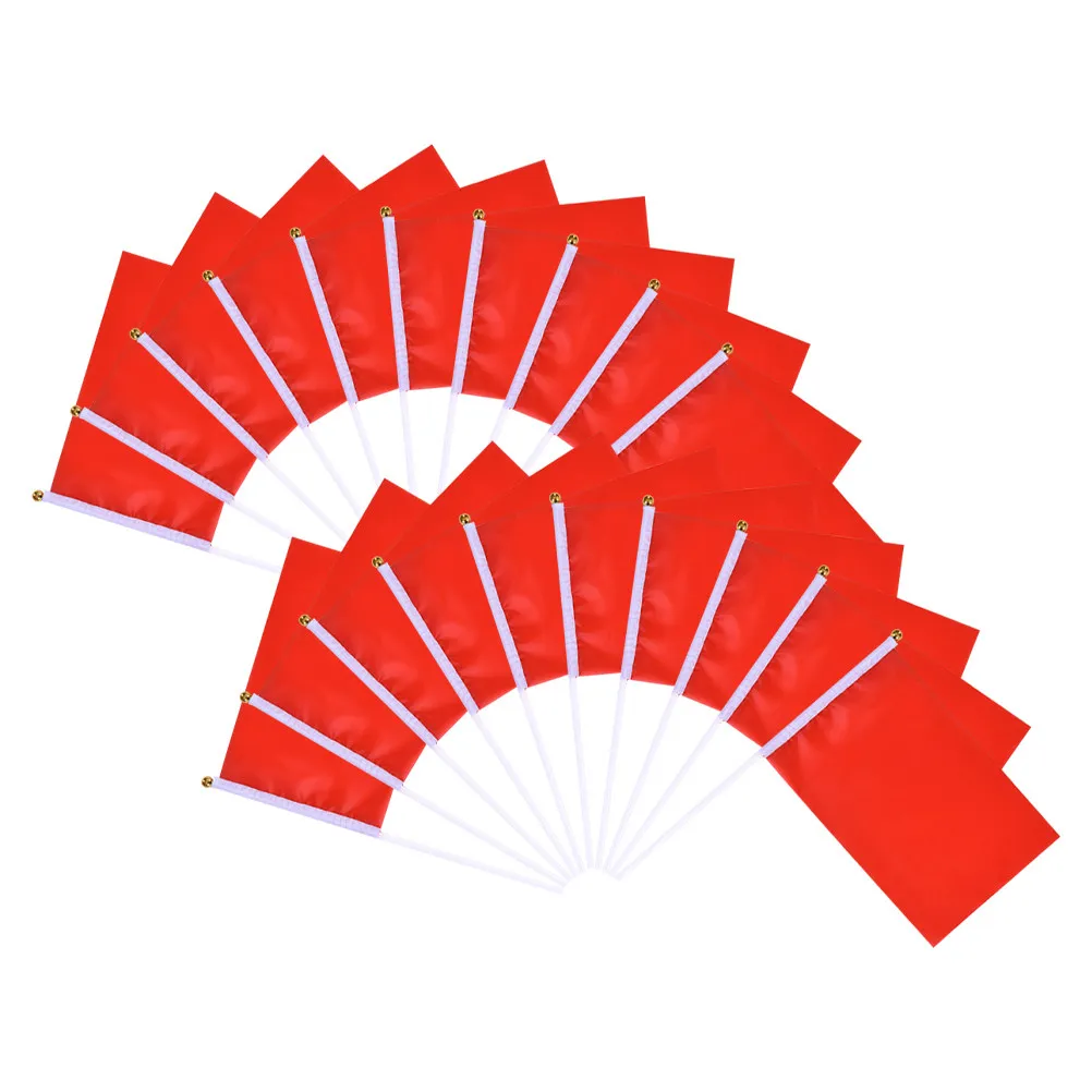 25Pcs Blank Solid Color Hand Held Flags on Sticks Small Rectangular Waving Flags for Parades Parties Schools Festivals DIY
25Pcs Blank Solid Color Hand Held Flags on Sticks Small Rectangular Waving Flags for Parades Parties Schools Festivals DIY