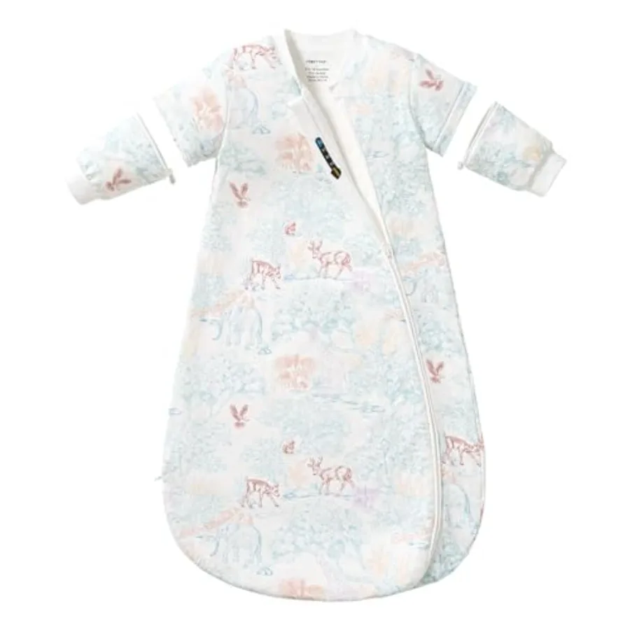 Baby Sleep Sack 12 18 Months Cotton Sleep Sack with Detachable Long Sleeves Wearable Blanket for Cooler Nights 2-Way Zipper Tod
Baby Sleep Sack 12 18 Months Cotton Sleep Sack with Detachable Long Sleeves Wearable Blanket for Cooler Nights 2-Way Zipper Tod