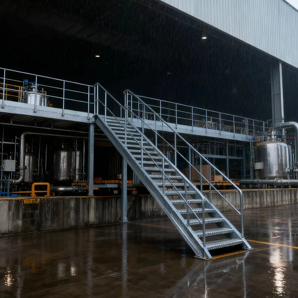 Industrial Style Durable Straight Ladder Floating Staircase With Metal Railing, Outdoor Steel Staircase
Industrial Style Durable Straight Ladder Floating Staircase With Metal Railing, Outdoor Steel Staircase