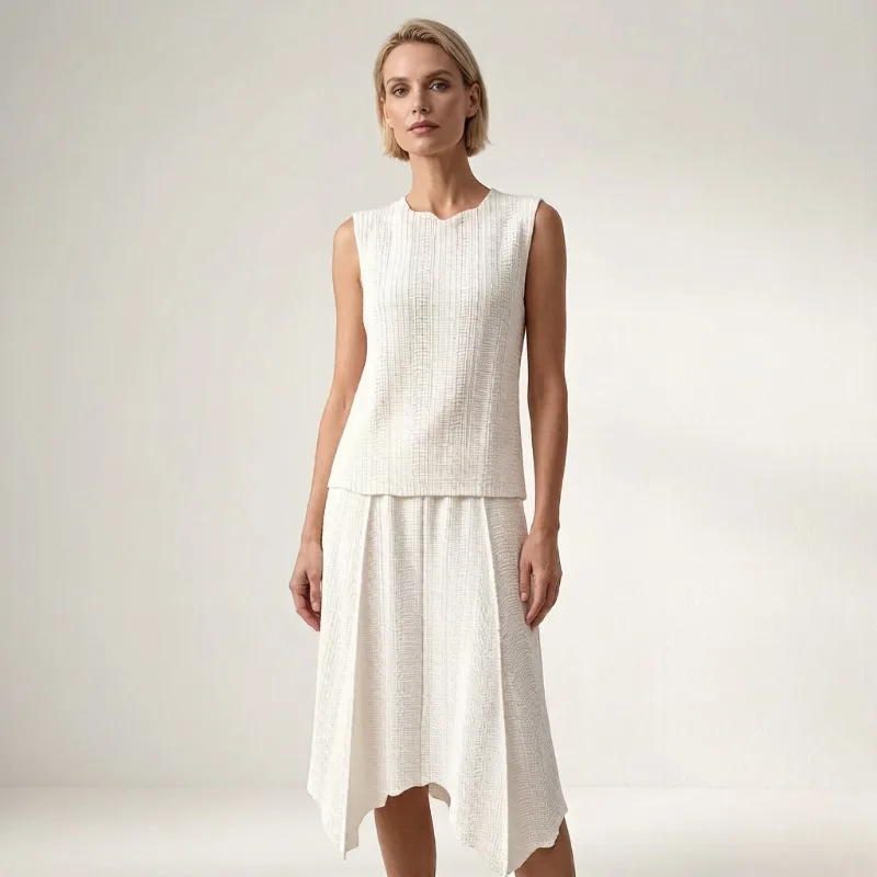 Miyake Original Pleated Skirt Set Plisse Women 2026 Summer New Loose Fold Top Irregular Jupe Casual Versatile Niche Pleats Skirt
Miyake Original Pleated Skirt Set Plisse Women 2026 Summer New Loose Fold Top Irregular Jupe Casual Versatile Niche Pleats Skirt