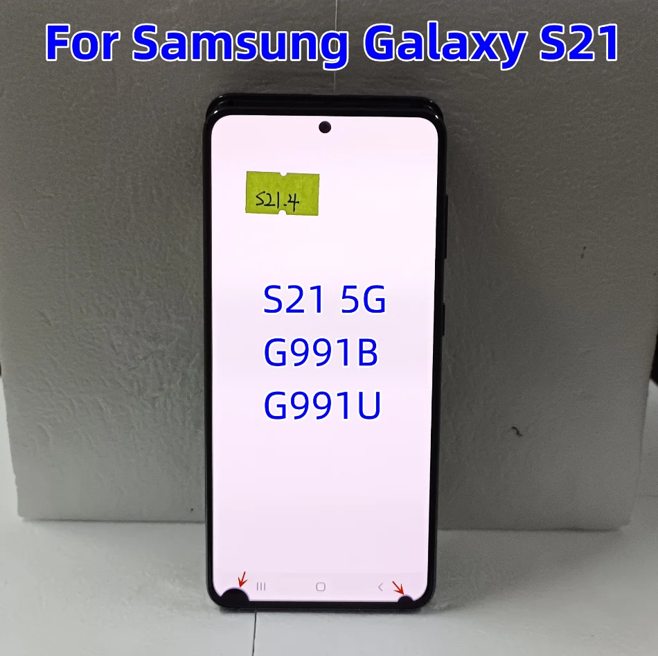 6.2" Super AMOLED For Samsung Galaxy S21 Lcd G991B G991U Display Touch Screen Digitizer For Galaxy S21 5g LCD g991 Replacement
6.2" Super AMOLED For Samsung Galaxy S21 Lcd G991B G991U Display Touch Screen Digitizer For Galaxy S21 5g LCD g991 Replacement