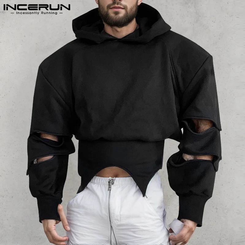 2024 INCERUN Men Long Sleeve Sweatshirts Solid Color Handsome Hooded Pullovers Casual Deconstruction American Style Loose Jumper
2024 INCERUN Men Long Sleeve Sweatshirts Solid Color Handsome Hooded Pullovers Casual Deconstruction American Style Loose Jumper