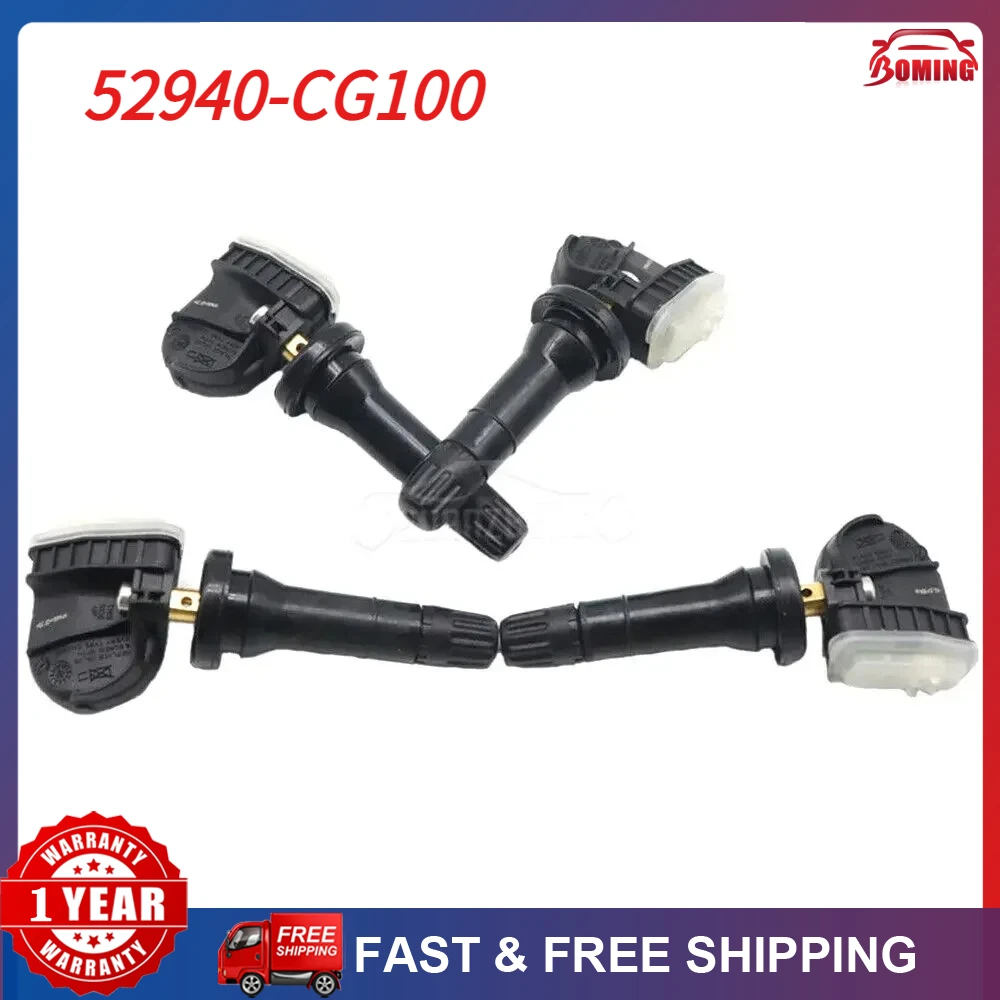 Car TPMS Tire Pressure Sensor 433mhz 52940-CG100 For Kia EV6 For Hyundai Staria H1 US4 CV1 52940CG100 52940 CG100
Car TPMS Tire Pressure Sensor 433mhz 52940-CG100 For Kia EV6 For Hyundai Staria H1 US4 CV1 52940CG100 52940 CG100