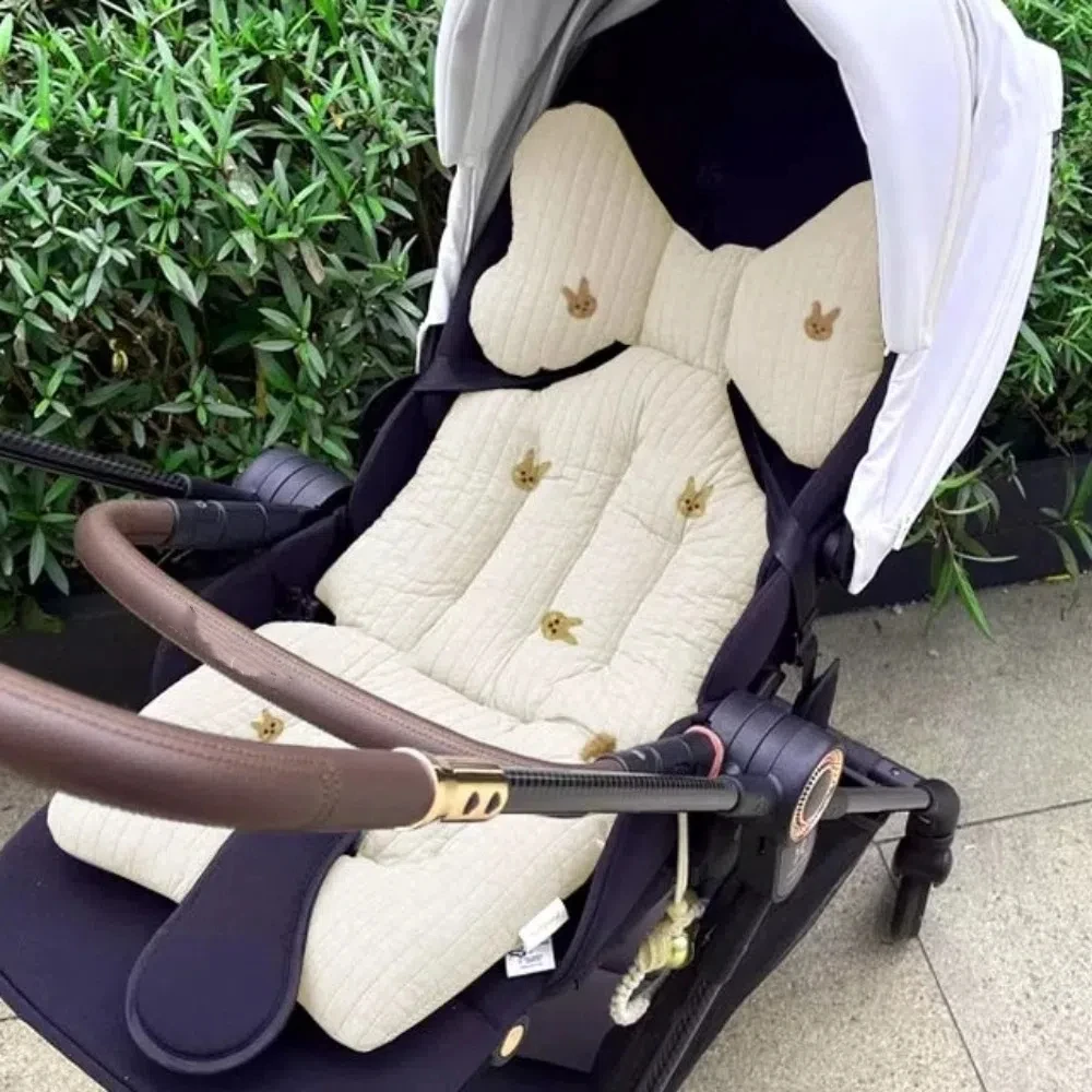Universal Comfort Soft Stroller Seat Cushion Skin-friendly Cute Baby Pram Cushion Infant Bear Embroidery Seat Liner Pad Toddler
Universal Comfort Soft Stroller Seat Cushion Skin-friendly Cute Baby Pram Cushion Infant Bear Embroidery Seat Liner Pad Toddler