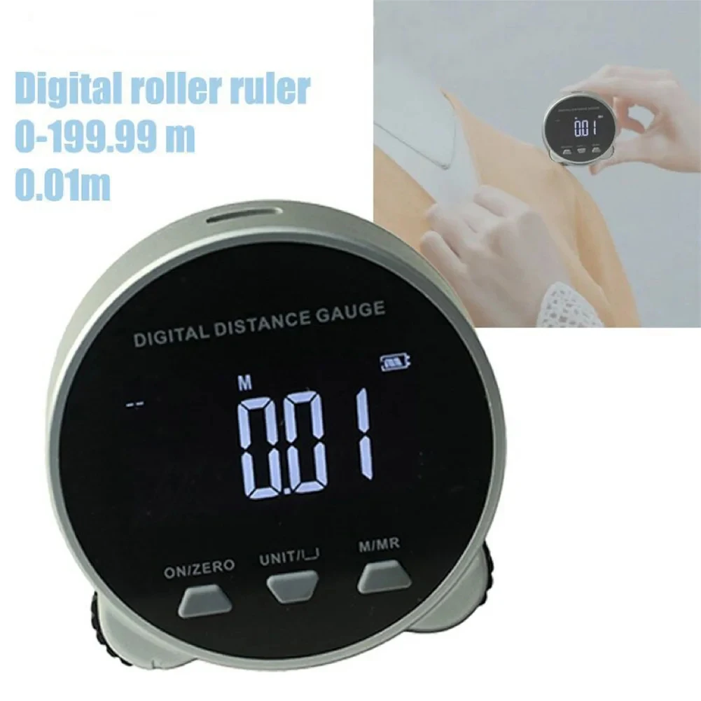 Electronic rangefinder/ruler, clothing measuring ruler, straight and curved surface rolling measurement, digital display roller
Electronic rangefinder/ruler, clothing measuring ruler, straight and curved surface rolling measurement, digital display roller