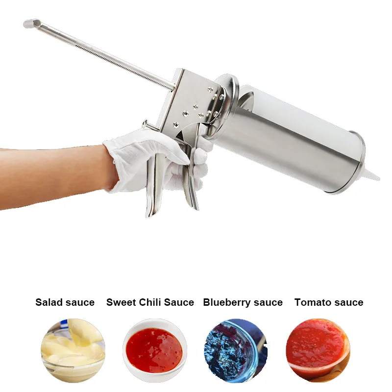 10G/20G Burger Filler Salad Sauce Seasoning Gun Dispenser Stainless Steel Tomato Sauce Gun For Sale
10G/20G Burger Filler Salad Sauce Seasoning Gun Dispenser Stainless Steel Tomato Sauce Gun For Sale