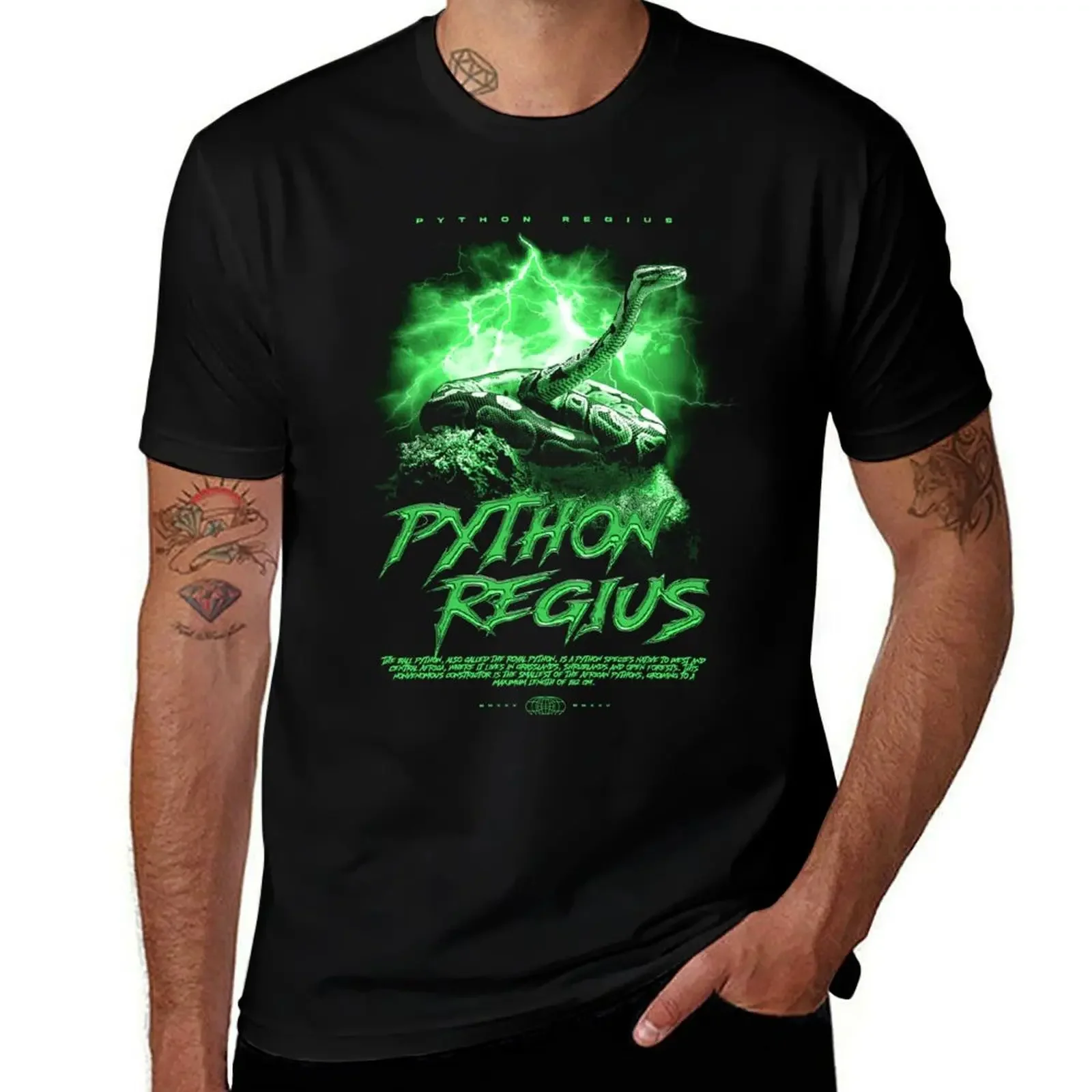 Ball Python Modern Streetwear Reptile Keeper T-Shirt oversized summer 2025 men clothes
Ball Python Modern Streetwear Reptile Keeper T-Shirt oversized summer 2025 men clothes