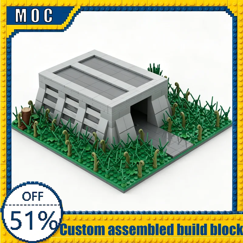 627 PCS New Forest Military Bunker Base MOC Building Blocks War Scene Display Model Creative Assembly Educational Toy Boys Gifts
627 PCS New Forest Military Bunker Base MOC Building Blocks War Scene Display Model Creative Assembly Educational Toy Boys Gifts