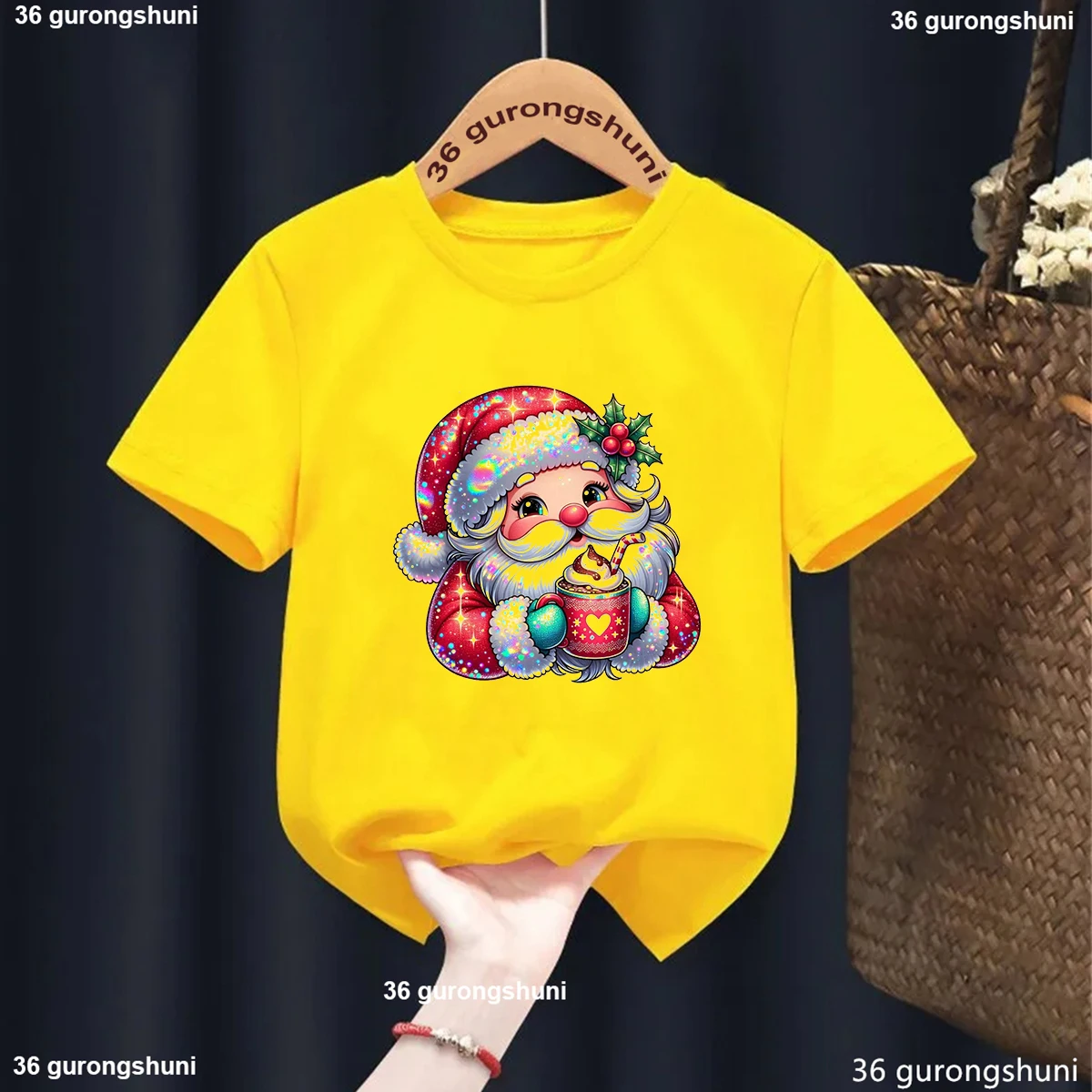 Santa Claus Print Tshirt Kids Funny Christmas Tree Jesus Christmas Pattern Boys'T Shirts Cute Children'S New Year Clothes 2025
Santa Claus Print Tshirt Kids Funny Christmas Tree Jesus Christmas Pattern Boys'T Shirts Cute Children'S New Year Clothes 2025