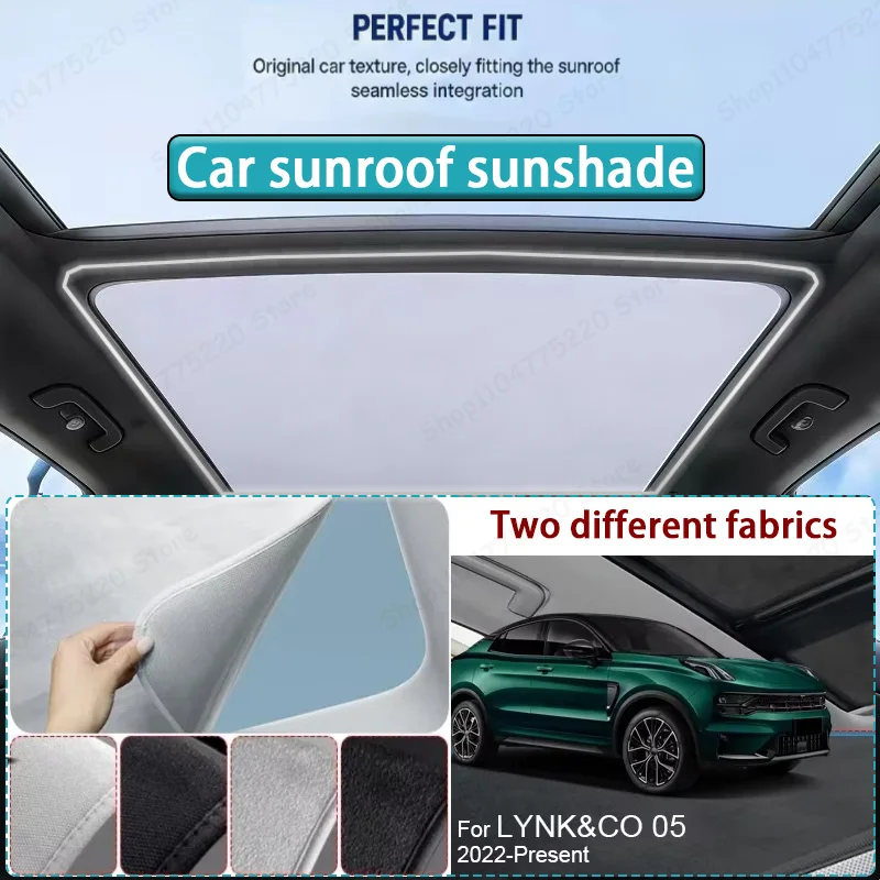 For LYNK&CO 05 2022-Present Car Sunroof Sunshade Heat Insulation UV Protection Electrostatic Suede Skylight Cover
For LYNK&CO 05 2022-Present Car Sunroof Sunshade Heat Insulation UV Protection Electrostatic Suede Skylight Cover